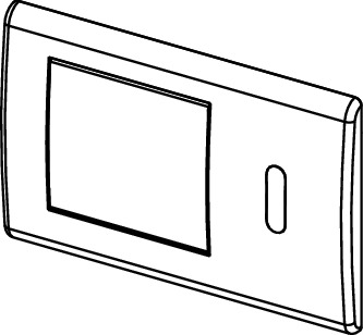 TECE 9820200 TECEplanus Лицевая панель, хром глянцевый