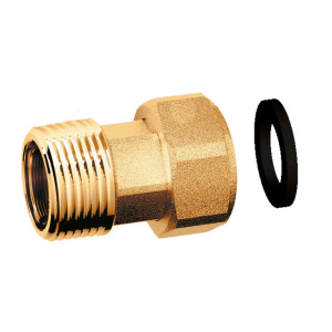 FAR FC 8313 112  Переходник латунный, с накидной гайкой 1 1/2”– 1 1/2"(НР), с EPDM