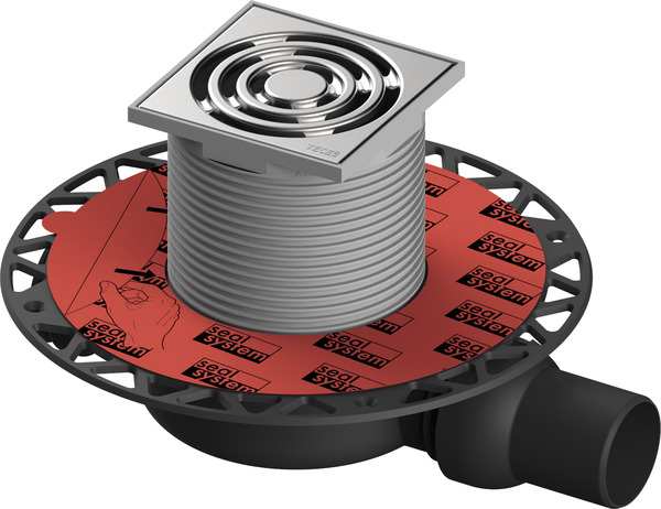 TECE 3601100 TECEdrainpoint S 110 Трап дренажный, низкий с универсальным фланцем Seal System