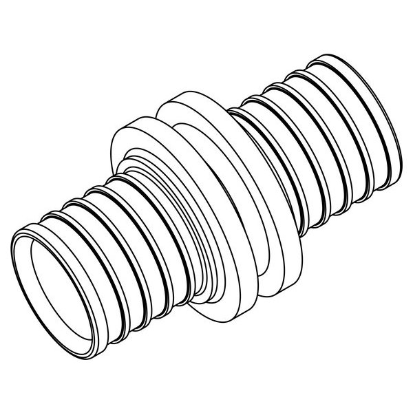 РЕХАУ 12502771002 RAUTHERM S Муфта соед. равнопроходн. 17x2,0, оцинкованная латунь