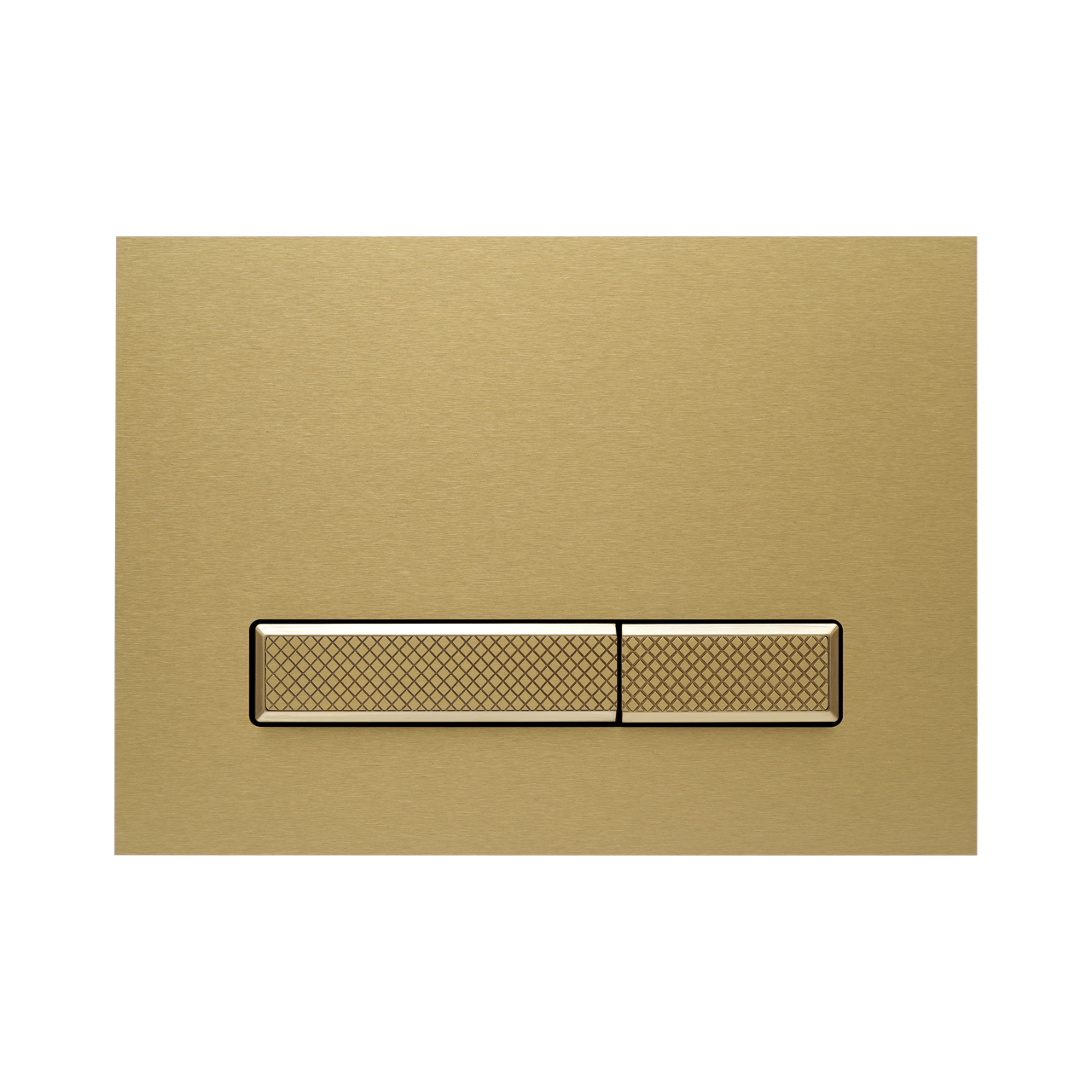 KK-POL 350/AFD/042-00-00 AQUAFIORI DIAMOND X Металлическая панель смыва для инсталляции, PVD, цвет золото матовое, AF