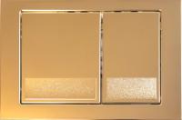 KK-POL SPP/028/SG/K M06 Пластиковая панель смыва для инсталляции, цвет золото глянец