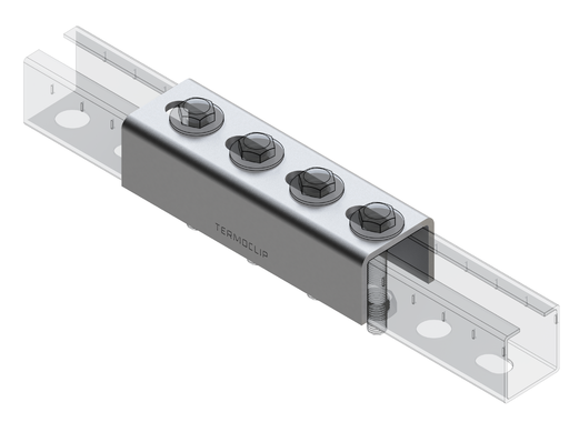 TERMOCLIP 09248001 Соединитель продольный седельный 41 4F4 50x40x160, 4 мм