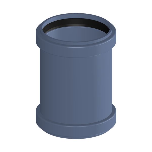 POLOPLAST P2303 POLO-KAL NG Двухраструбная муфта PKD DN75, длина 118 мм, с предустановленными уплотнительными кольцами, синий