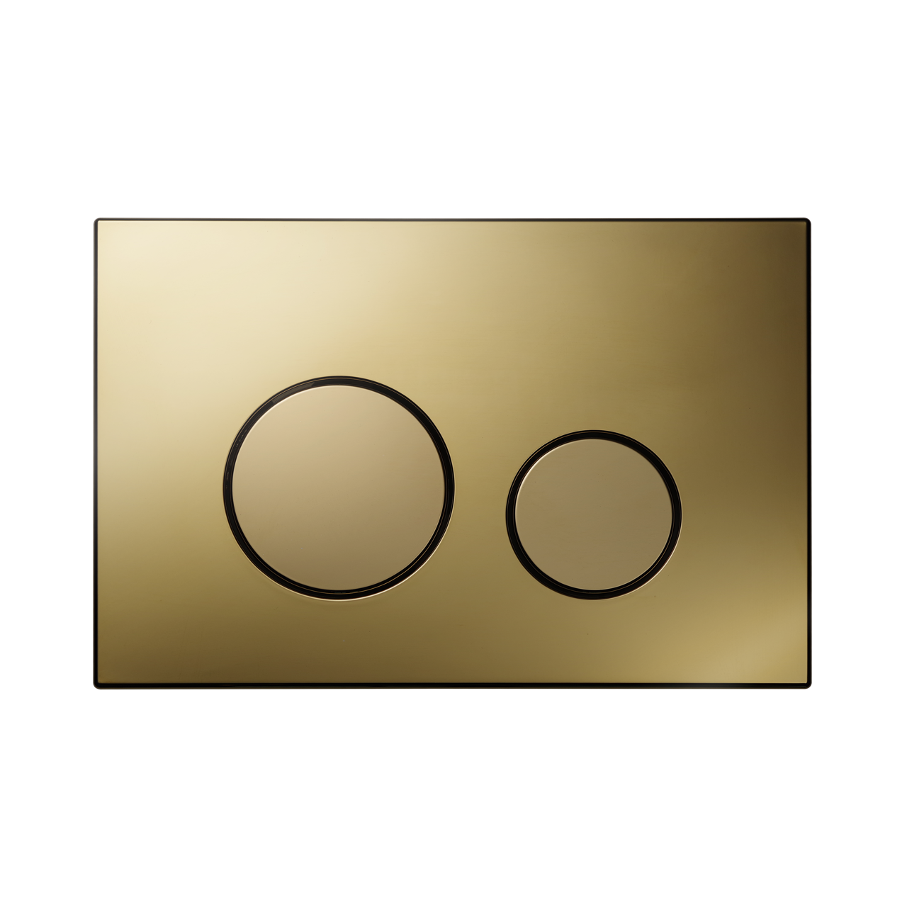 KK-POL SPP/037/SG/K M11 Пластиковая панель смыва для инсталляции, цвет золото глянец