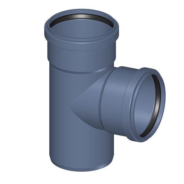 POLOPLAST P2241 POLO-KAL NG Тройник PKEA DN/OD 125/125, 87,5°, синий