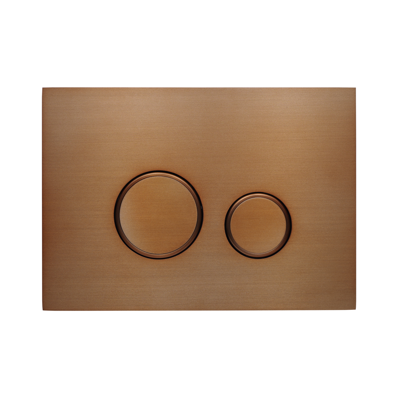 KK-POL 350/AFS/059-00-00 AQUAFIORI SFERA Металлическая панель смыва для инсталляции, цвет медь матовый