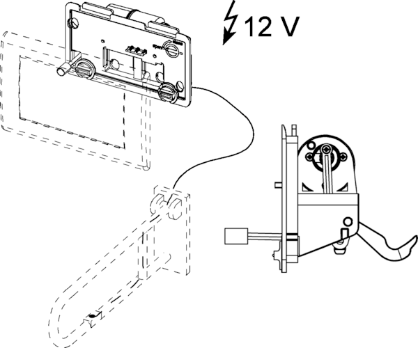 Механизм  TECEplanus для поручней