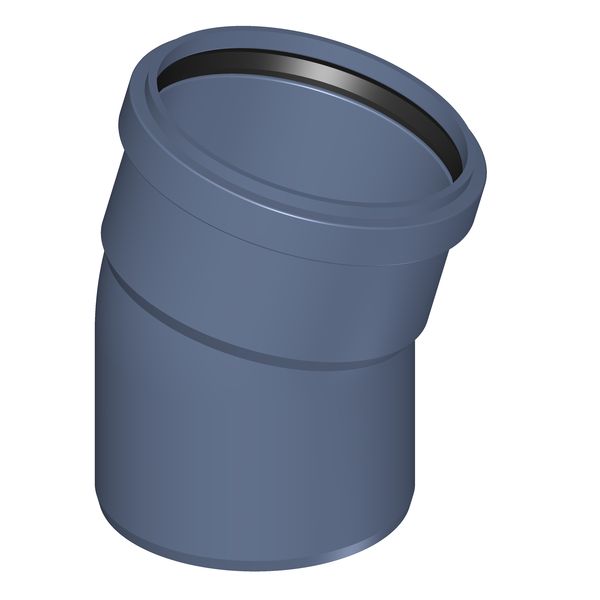 POLOPLAST P2150 POLO-KAL NG Отвод PKB DN125, 15°, синий