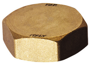 Заглушка для коллектора 1 1/4", ВР, латунная FAR