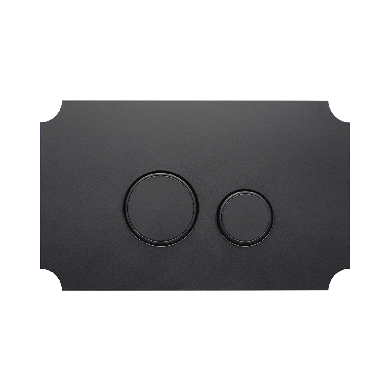 KK-POL 350/AFV/075-00-00 AQUAFIORI VINTAGE Металлическая панель смыва для инсталляции, цвет черный