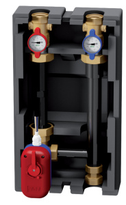 Группа быстрого монтажа 1", со смесительным краном, 220 Вт, в теплоизоляции, под насос 180 мм, FAR