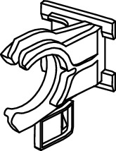 TECE 9820373 TECEprofil Держатель заливного клапана 27 мм/М30 NEW