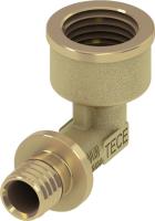 TECE 768016 TECEflex Уголок соединительный с муфтой TECEflex 16 х 1/2", латунь