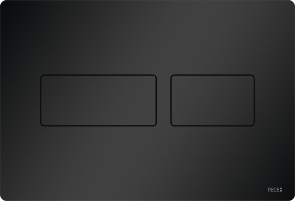 TECE 9240416 TECEsolid Панель смыва с двойной системой смыва для унитаза, материал металл, цвет черный матовый