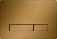 KK-POL 350/PSM/007-00-00 Vitrum Metal SLim Металлическая панель смыва для инсталляции, цвет золото брашированное