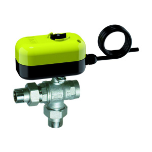 Кран шаровой 3-х ход., 3/4' (НР-ВР), сервопривод арт.3001 40 S