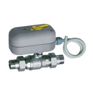 Кран шаровой 2-х ход., моторизованный с ручной деблокировкой напряж 24В 1 1/4" 8 сек
