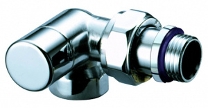 Вентиль запорный трехосевой левосторонний для стальных труб 1/2"ВР (серебро) (заменен на FL 0167 12P)