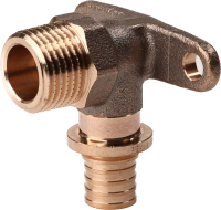 РЕХАУ 14563653001 RAUTITAN RX+ Угольник настенный с наружной резьбой 20-R 1/2, бронза