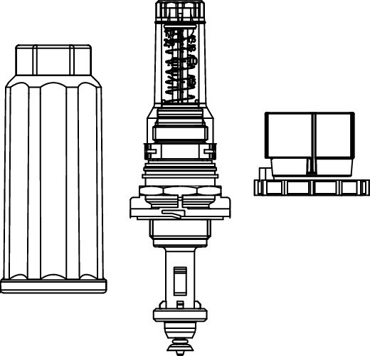 TECE 77990016 TECEfloor Расходомер для пластикового коллектора арт. 773910хх