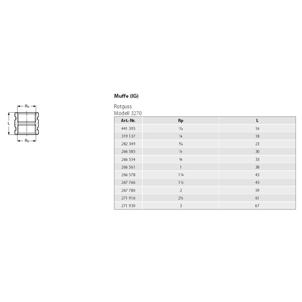 VIEGA 266585 Фитинг резьбовой муфта, 1/2" x 1/2" внутренняя/внутренняя, бронза
