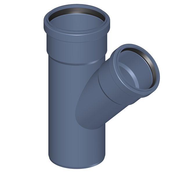 POLOPLAST P2834 POLO-KAL NG Тройник PKEA DN/OD 90/75, 45°, синий