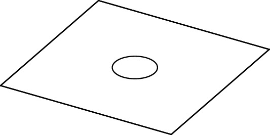 TECE 3690006 TECEdrainpoint S Гидроизоляционная пленка EPDM, обрезаемая по месту, для зажимных фланцевых соединений