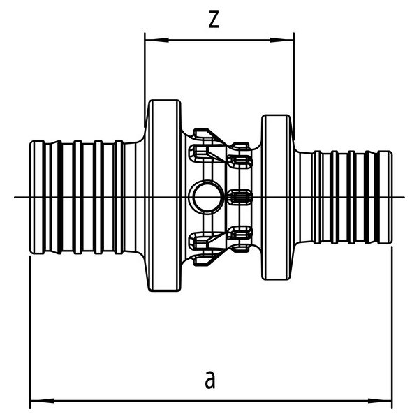 РЕХАУ 11600431001 RAUTITAN PX Муфта соединительная переходная 25-20, PPSU