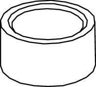 TECE 720168 TECEflex Стопорное кольцо штифта фиксатора (Запасные части для арт. 720050)