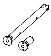 TECE 9820349 TECEprofil Направляющие  (2 шт.) для контейнера для гигиенических таблеток
