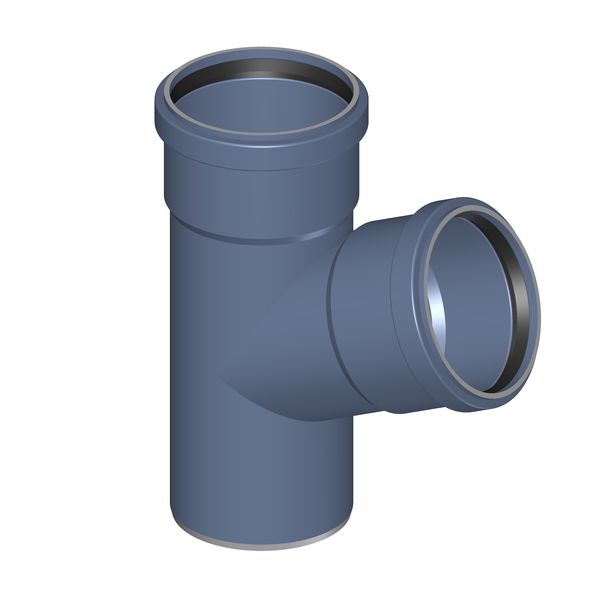 POLOPLAST P2831 POLO-KAL NG Тройник PKEA DN/OD 90/90, 67,5°, синий