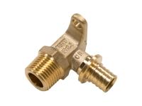 РЕХАУ 11097211001 RAUTITAN MX Угольник настенный с наружной резьбой 16-R 1/2, DZR латунь