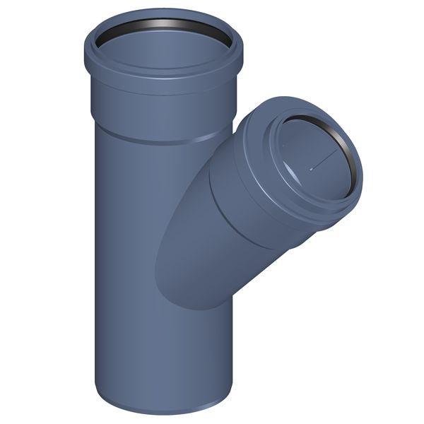 POLOPLAST P2843 POLO-KAL NG Тройник PKEA DN/OD 125/90, 45°, синий