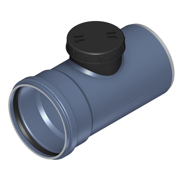 POLOPLAST P2346 POLO-KAL NG Ревизия PKRE DN160, длина 244 мм, с предустановленными уплотнительными кольцами, синий