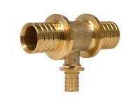 РЕХАУ 11092821001 RAUTITAN MX Тройник с уменьшенным боковым проходом 50-20-50, DZR латунь