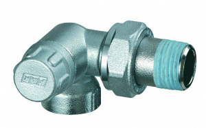 Вентиль запорный трехосевой левосторонний, 1/2", ВР FAR