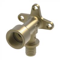 TECE 768503 TECEflex Уголок с настенным креплением 16 х 1/2'', длина 54 мм, латунь