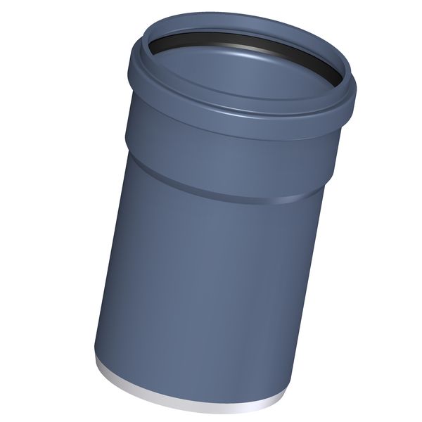 POLOPLAST P2050 POLO-KAL NG Труба канализационная DN 125, длина 150 мм, 3-х слойная, шумопоглощающая, с раструбом PKEM, синий