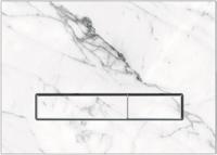 KK-POL 350/PPK/416-00-03 Vitrum Grande V1 Кварцевая панель смыва для инсталляции, цвет Statuarietto