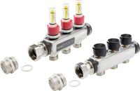 TECE 77310022 TECEfloor Дополнительные модули для наращивания коллектора отопительного контура  с расходомерами 1 х 3/4, 2 контура