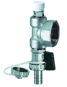 FAR FK 4070 M138  Узел концевой 1" (ВР) с ручным воздухоотвод. и сливкраном