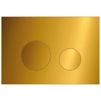 KK-POL 350/PPZ/037-00-00(SPP/037/0/K) M11 Пластиковая панель смыва для инсталляции, цвет темное золото глянец