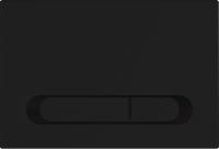 KK-POL 350/PPC/076-00-00 M09 Пластиковая панель смыва для инсталляции, цвет черный матовый