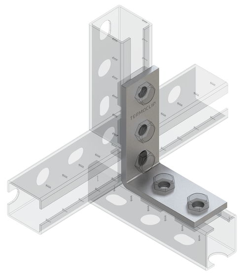 TERMOCLIP 09251001 Уголок 90˚ 38-41 6F5 106x40x86, 6 мм