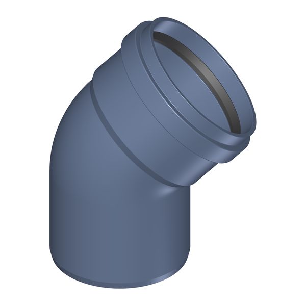 POLOPLAST P2968 POLO-KAL NG Отвод PKB DN250, 45°, синий