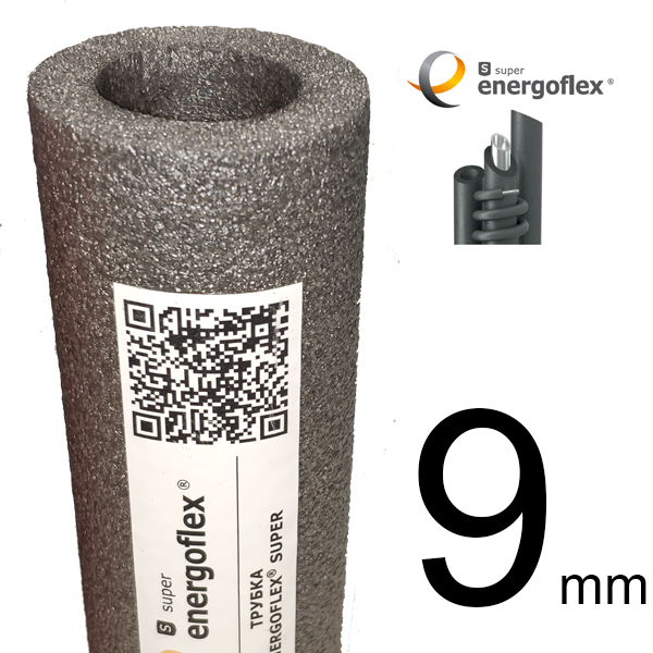 ROLS ISOMARKET EFXT018092SU Теплоизоляция Energoflex® Super С18/9, для трубы 16, толщина стенки 9 мм, цвет серый