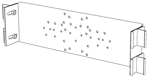 ХОМмет ХМ9020040 Xprofil Монтажная пластина для монтажа скрытых и внешних фитингов