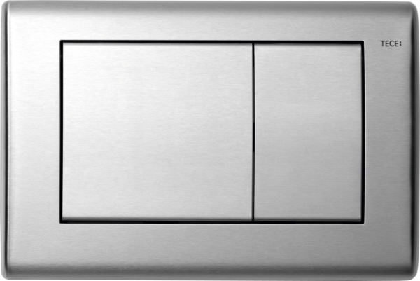TECE 9240320 TECEplanus Панель смыва унитаза для двойной системы смыва, материал металл, цвет нержавеющая сталь, сатин