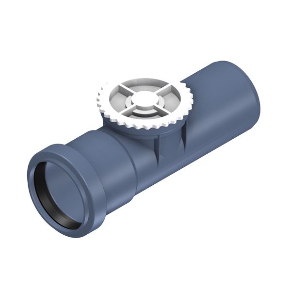 POLOPLAST P2342 POLO-KAL NG Ревизия PKRE DN50, длина 116 мм, с предустановленными уплотнительными кольцами, синий